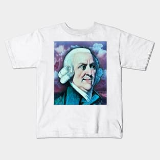 Adam Smith Portrait | Adam Smith Artwork 6 Kids T-Shirt